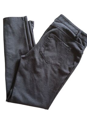 Dkny Gray Micro-Check Skinny Pants